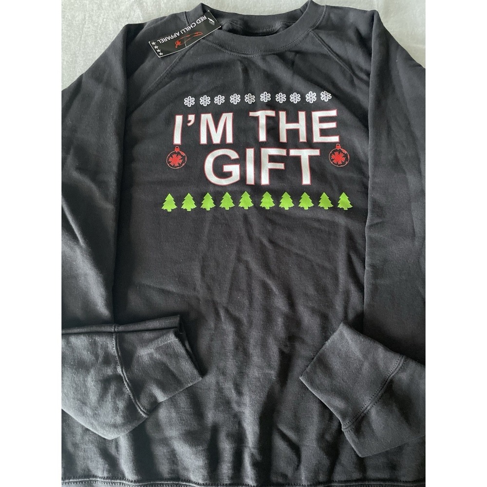 I'm The Gift Christmas‎ Sweatshirt Christmas Sweatshirt XL